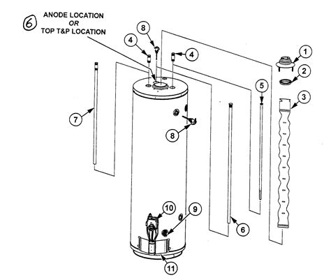 The most common of these parts is your anode rod, but other components also may need replacement during your regular maintenance periods. STATE WATER HEATER Parts | Model GS640YBRT200 | Sears ...