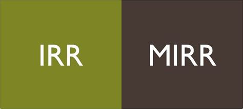 Difference Between Irr And Mirr With Comparison Chart Key Differences
