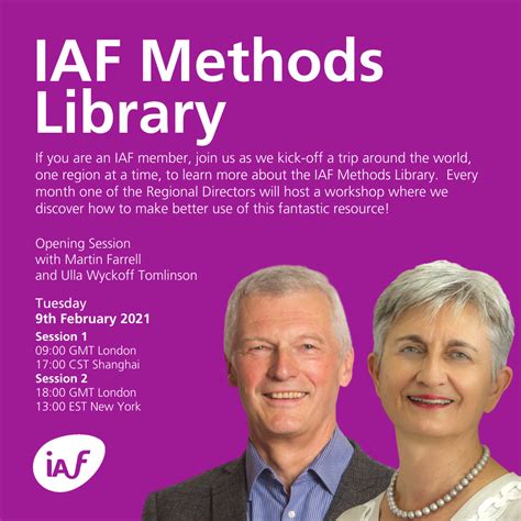 Methods Library Opening Session 2 Iaf World