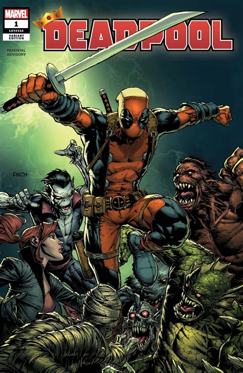 Deadpool 1 Variant Cover By David Finch In Jason Gs Covers Comic Art Gallery Room