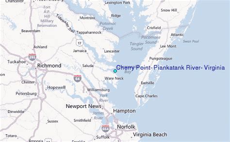 Cherry Point Piankatank River Virginia Tide Station Location Guide