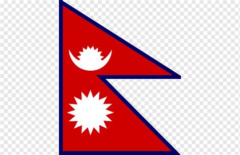 Flag Of Nepal Nepal S Angle Flag Triangle Png Pngwing