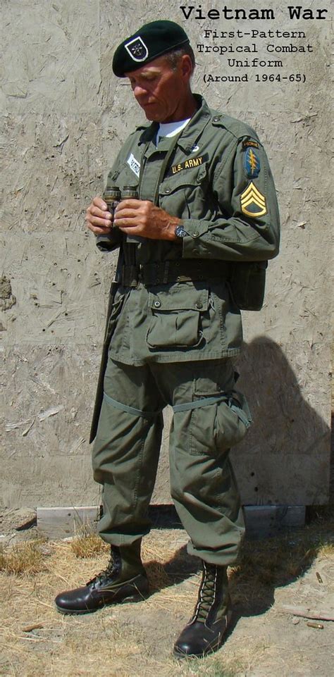 Vietnam War Special Forces First Pattern Tropical Combat Uniform A