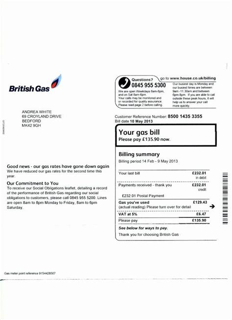 Fake Cell Phone Bill Template