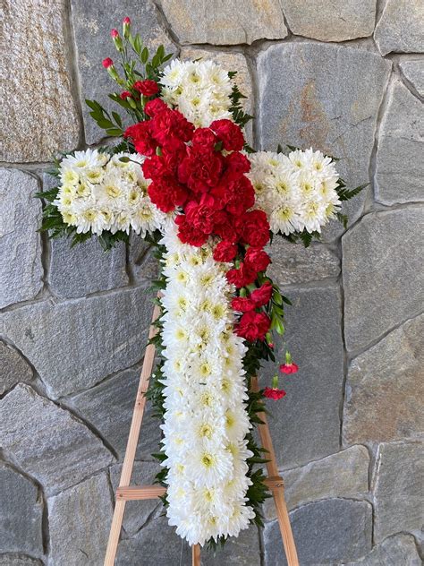 Funeral Cross #01 - Kimanh Flowers