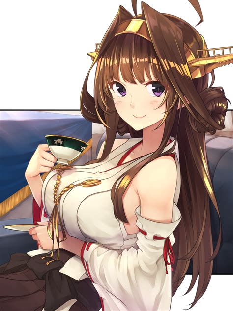 Wallpaper Illustration Long Hair Anime Girls Cartoon Kantai