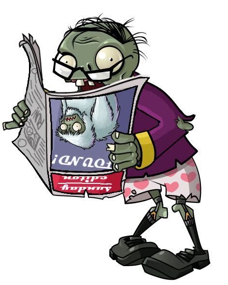 Pvz Newspaper Sunday Edition First Game Style By Knockoffbandit On