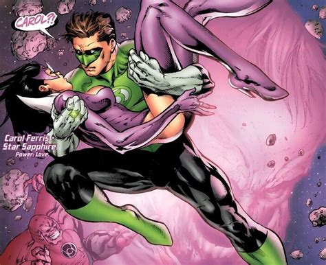 Green Lantern and Star Sapphire Супергерои Комиксы