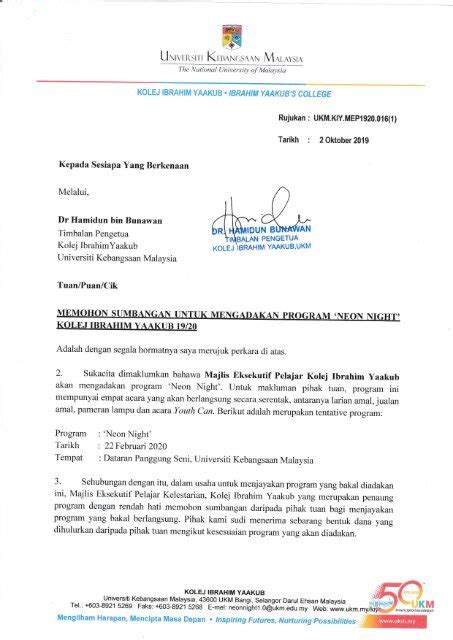 Surat Rasmi Kepada Sesiapa Yang Berkenaan Apbjm Com My Gonzalo Gerhold