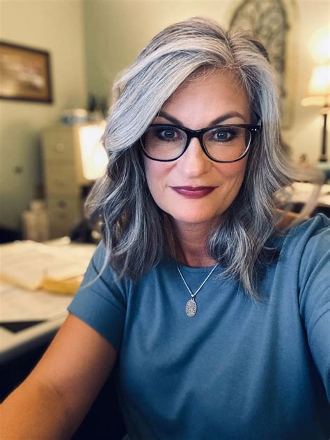 Unique What Color Glasses To Wear With Grey Hair Trend This Years