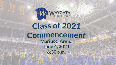 2021 Wayzata Senior High School Graduation Ccx Media