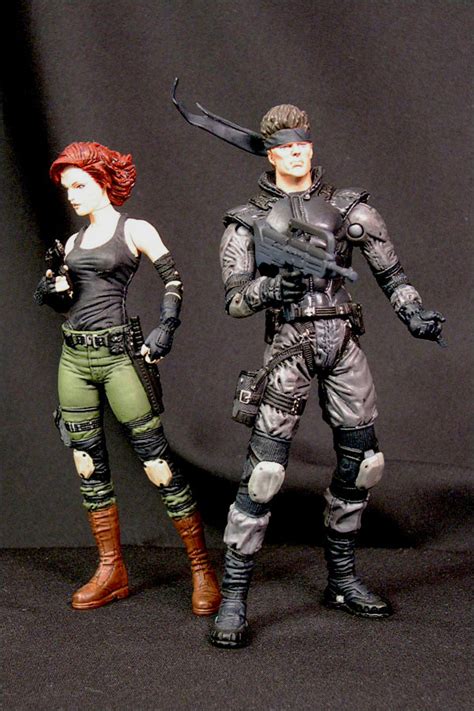 Solid Snake And Meryl Silverburgh