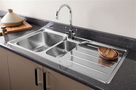 Stainless steel can be easily cleaned, and is a robust durable material. Chrome or brushed steel finish kitchen tap for your ...