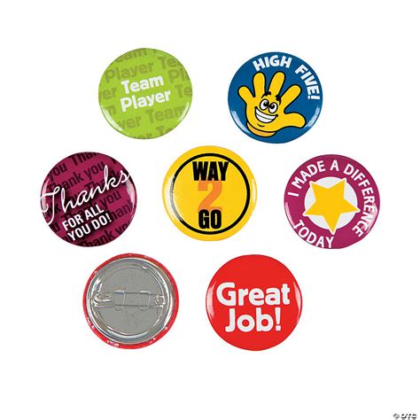 Recognition Mini Buttons Oriental Trading