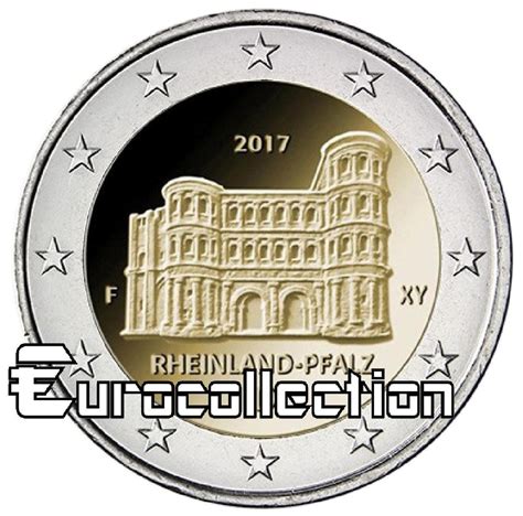 2 Euro Allemagne 2017 Rhénanie Platinat Eurocollectionshop