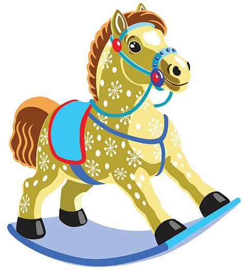 Rocking Horse Clip Art Vector Images And Illustrations Istock