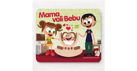 Mommy Loves Baby Mama Voli Bebu Mousepad 01 Zazzle