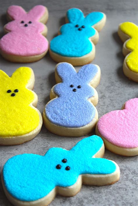 Easter Peeps Sugar Cookies The Squeaky Mixer Easy And Fun Baking