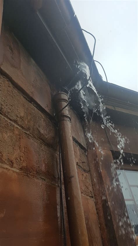 Rainwater Downpipe Blocked And How To Clear It Glasgow Plumbing Services