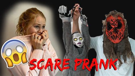 Halloween Mask Scare Prank Youtube