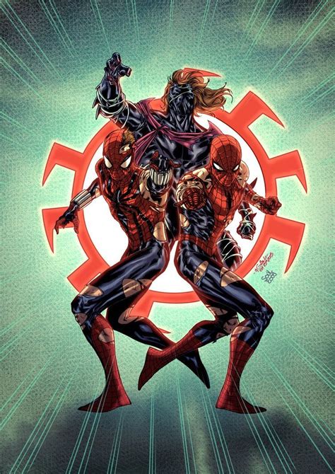 Spider Clones Kane Ben Reilly And Original Peter Parker Marvel