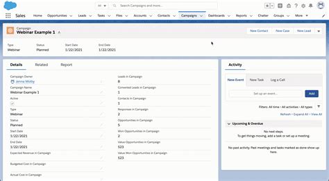 How To Add Reports To Your Campaign Page Layout In Salesforce Edit Page