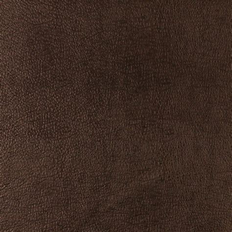 Chocolate Brown Metallic Leather Grain Upholstery Faux Leather By The Yard