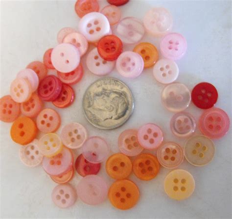 Rose Garden Buttons 50 Small Assorted Round Sewing Crafting Etsy