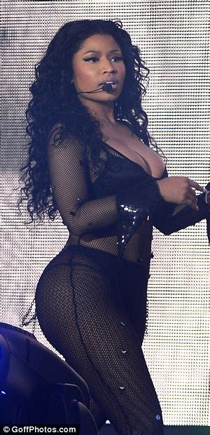 Busty Nicki Minaj Puts Her Famous Derriere On Display In Net A Bodysuit