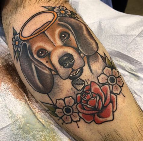 15 Cute Beagle Tattoo Designs That Will Make You Smile Petpress