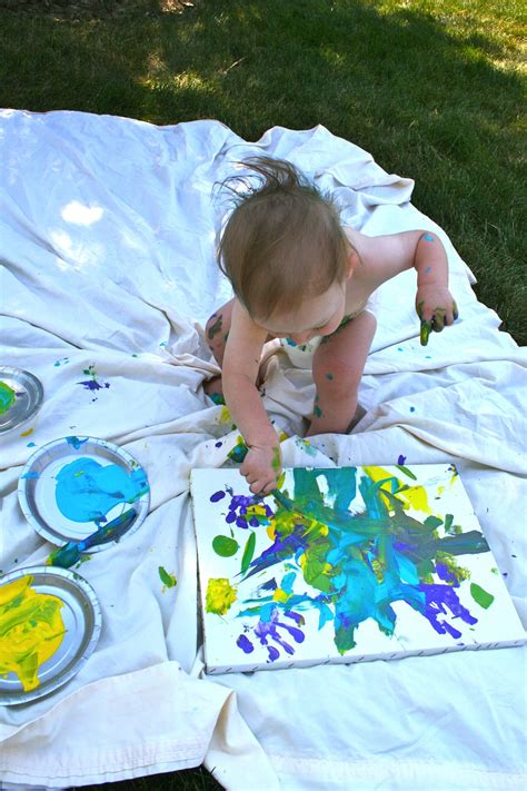 Toddler Canvas Painting Imagine Our Life