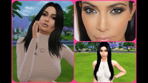 Sims 4 Kim Kardashian Cc Makeover Youtube