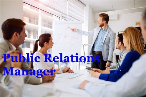 The Job Descriptions Of The Public Relations Manager