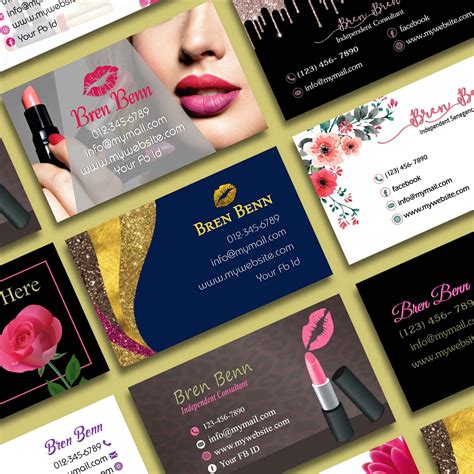 Personalized Business Cards Custom Business Cardsdigital Etsy