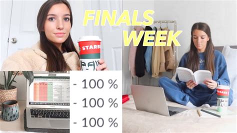 College Finals Week In My Life Online Youtube