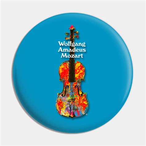 Mozart Violin Violin Pin Teepublic