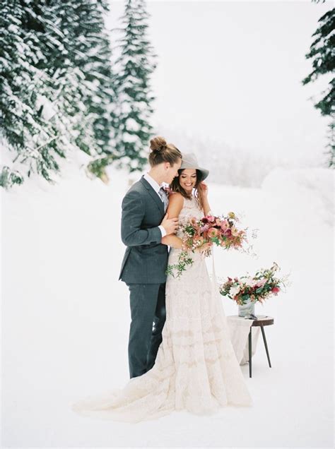 How To Have A Winter Wedding With An Alternative Boho Style Winter