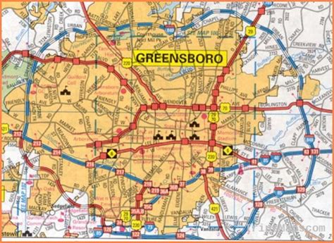 Greensboro Map And Map Of Greensboro Greensboro On Ma
