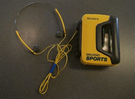 The Sony Sports Walkman With Streamline Headphones