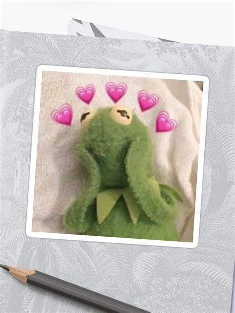 Download Affection Kermit The Frog Love Meme Png And  Base