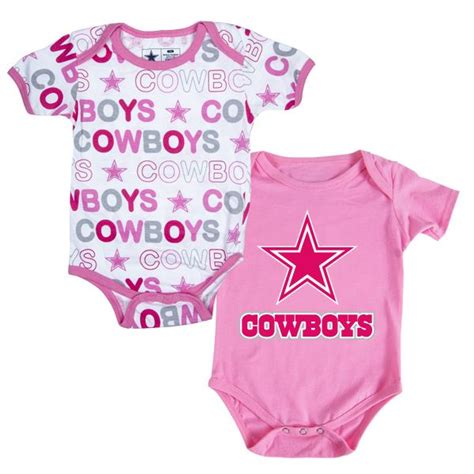 Dallas Cowboys Cutie Patootie 2 Pack Onesie Set 20 Cowboy Baby