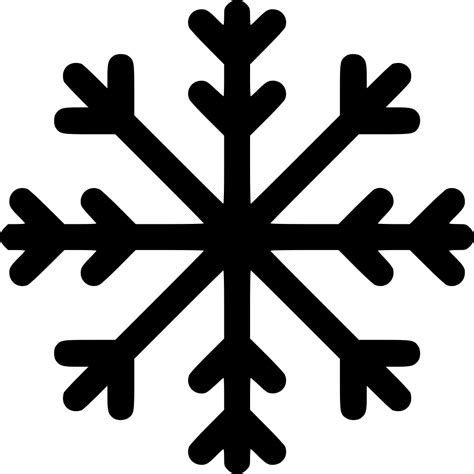 Snowflake Svg Png Icon Free Download (#447433) - OnlineWebFonts.COM