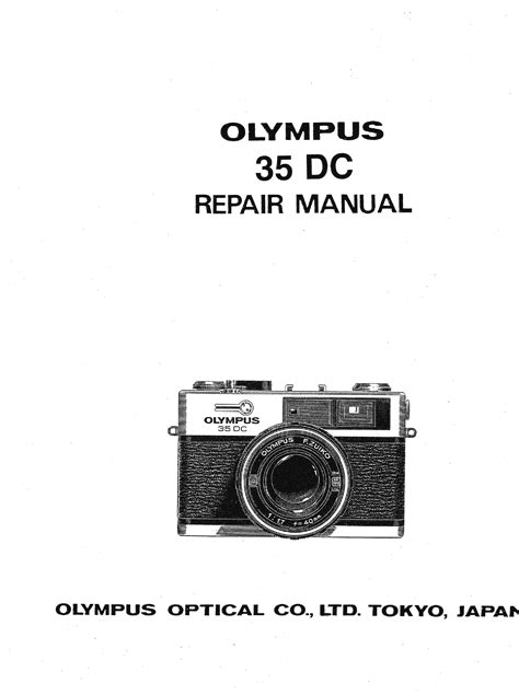 Olympus 35dc Service Manual Download Schematics Eeprom Repair Info