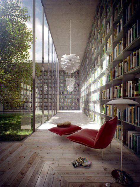 Dream Library Home Library Design Courtyard Design Home Libraries