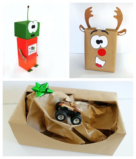 It may just result in a new christmas tradition. creative gift wrap ideas for kids ~ craft art ideas