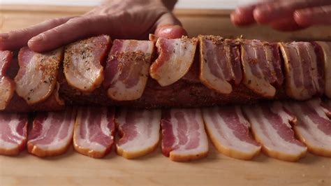 Once your alarm goes off, your bbq bacon wrapped pork tenderloin is cooked. Traeger Bacon Wrapped Pork Tenderloin - YouTube