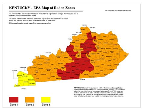Epa Radon Zone Map