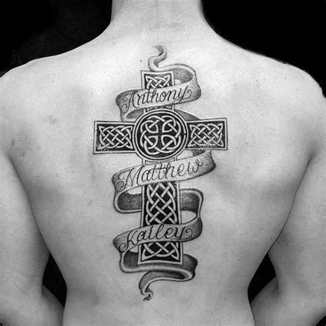 Tattoo Design Ideasceltic Cross Back Tattoo Designs