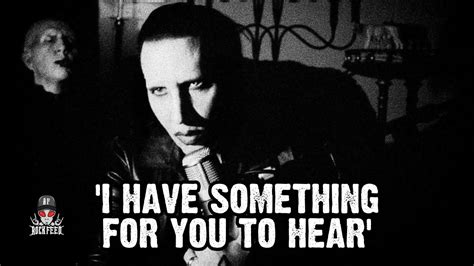 Marilyn Manson Teasing A Comeback Youtube