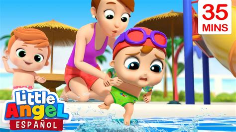 Bebé Juan Aprende A Nadar Solito 🏊 Canciones Infantiles Little